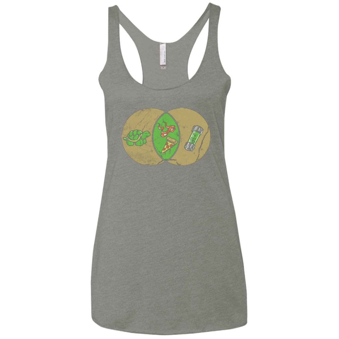 T-Shirts Venetian Grey / X-Small Mikey Diagram Women's Triblend Racerback Tank