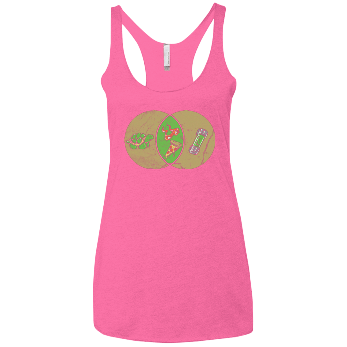 Mikey Diagram Women's Triblend Racerback Tank