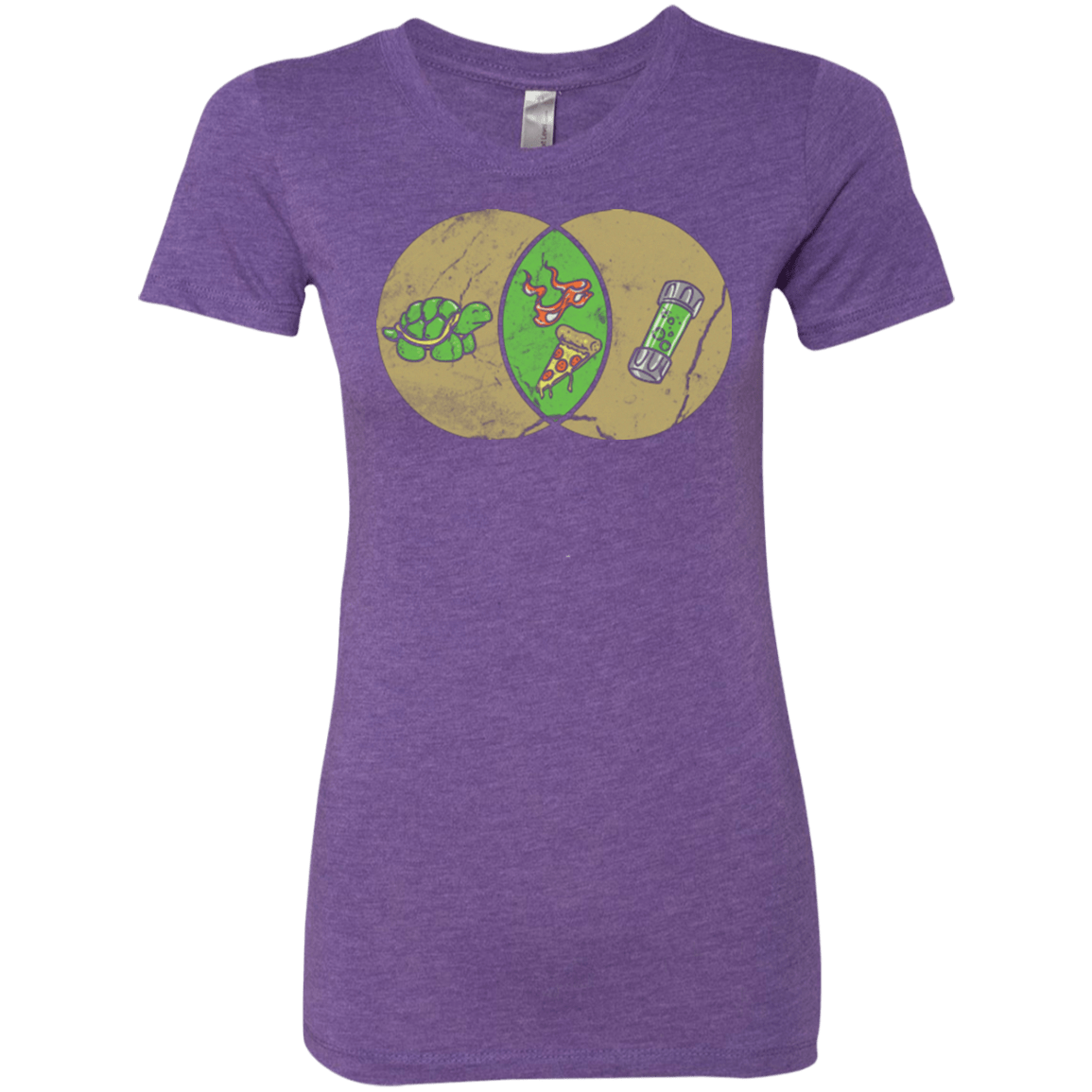 T-Shirts Purple Rush / Small Mikey Diagram Women's Triblend T-Shirt