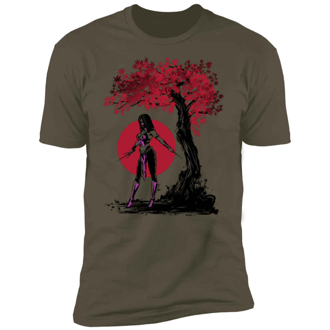 T-Shirts Military Green / S Mileena Men's Premium T-Shirt