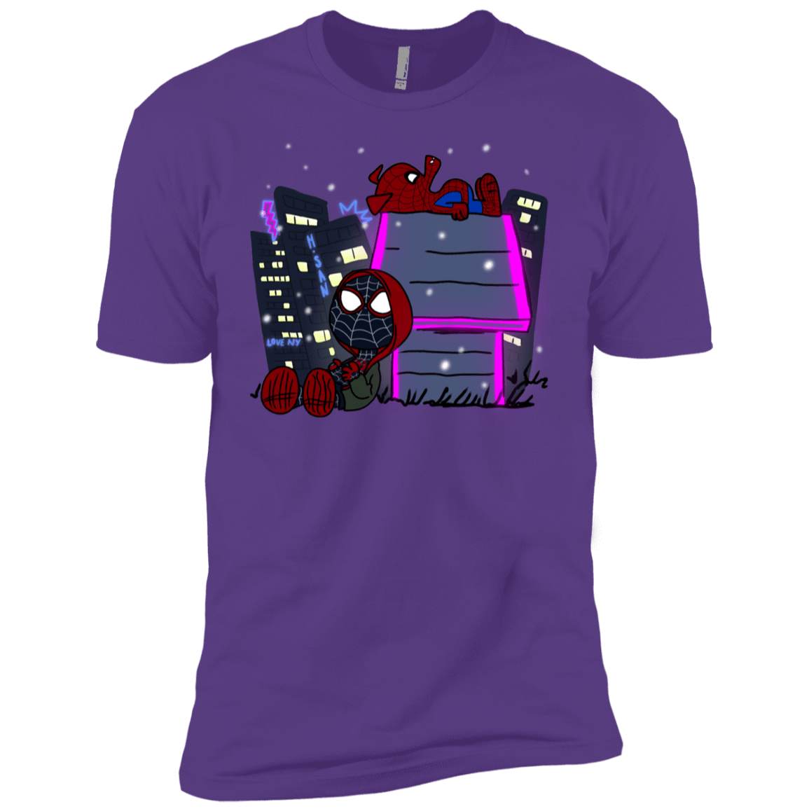 T-Shirts Purple Rush / YXS Miles and Porker Boys Premium T-Shirt