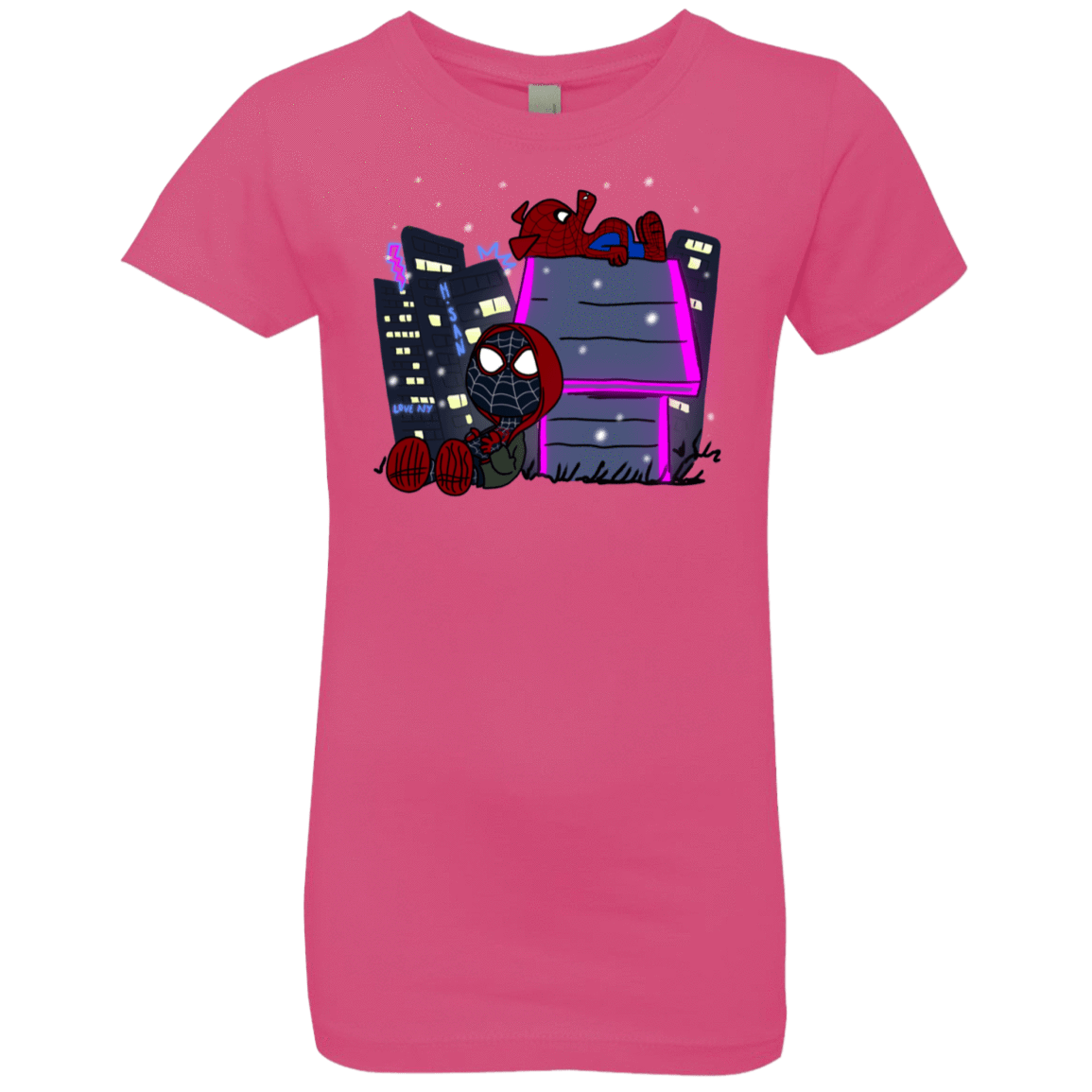 T-Shirts Hot Pink / YXS Miles and Porker Girls Premium T-Shirt