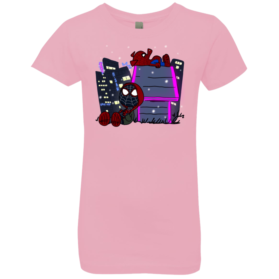 T-Shirts Light Pink / YXS Miles and Porker Girls Premium T-Shirt