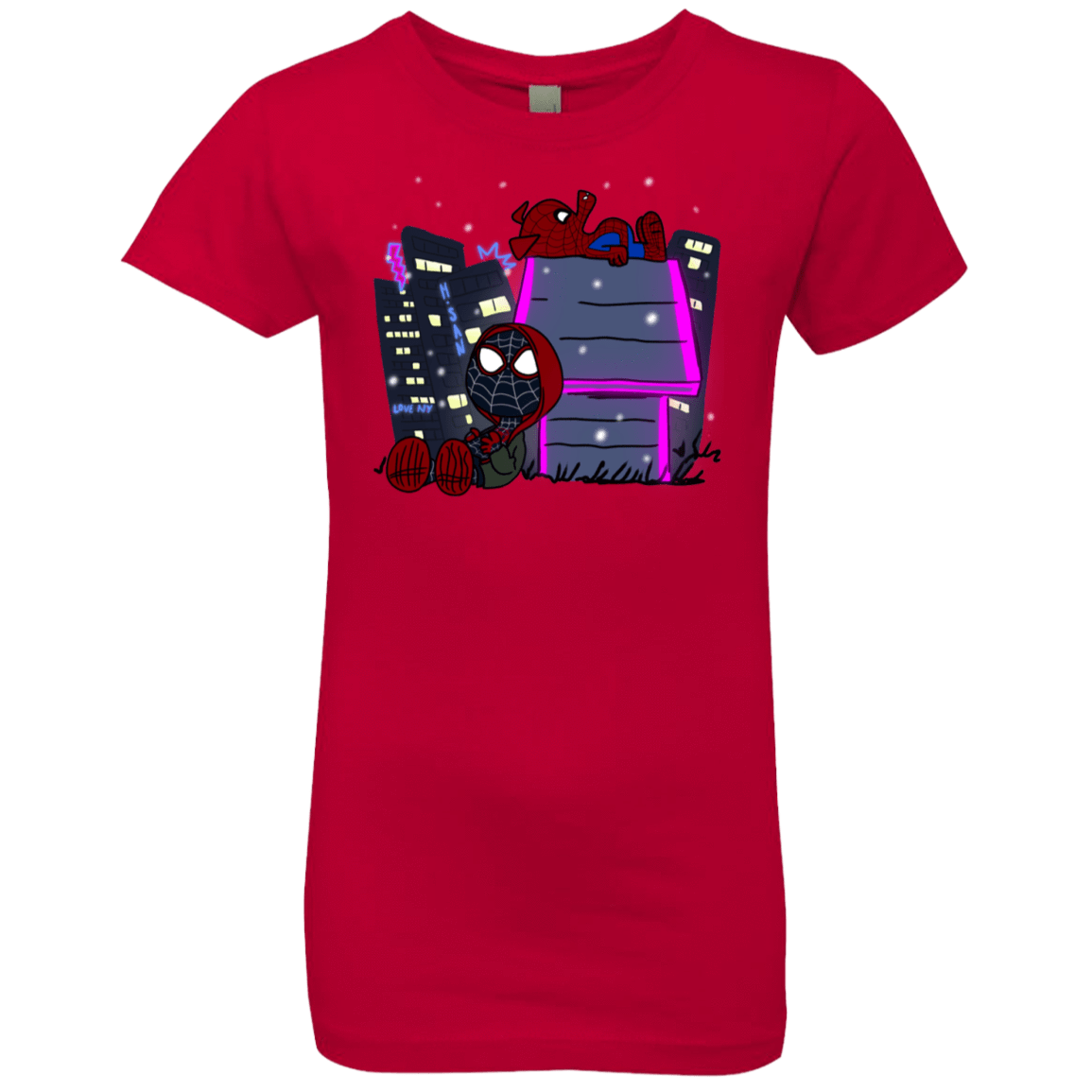 T-Shirts Red / YXS Miles and Porker Girls Premium T-Shirt