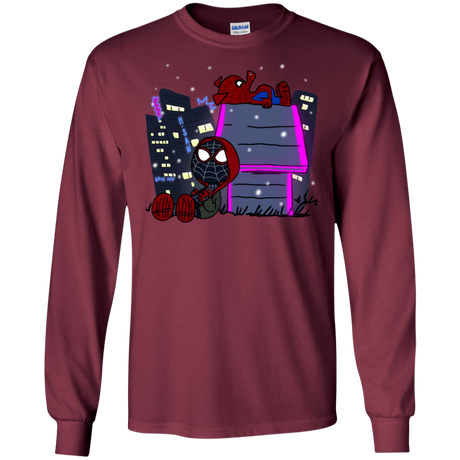 T-Shirts Maroon / S Miles and Porker Men's Long Sleeve T-Shirt