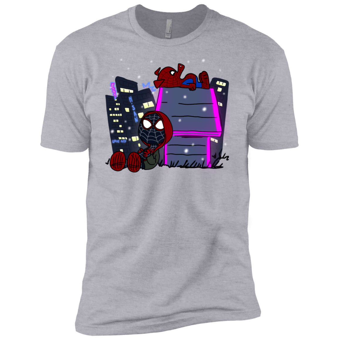 T-Shirts Heather Grey / X-Small Miles and Porker Men's Premium T-Shirt