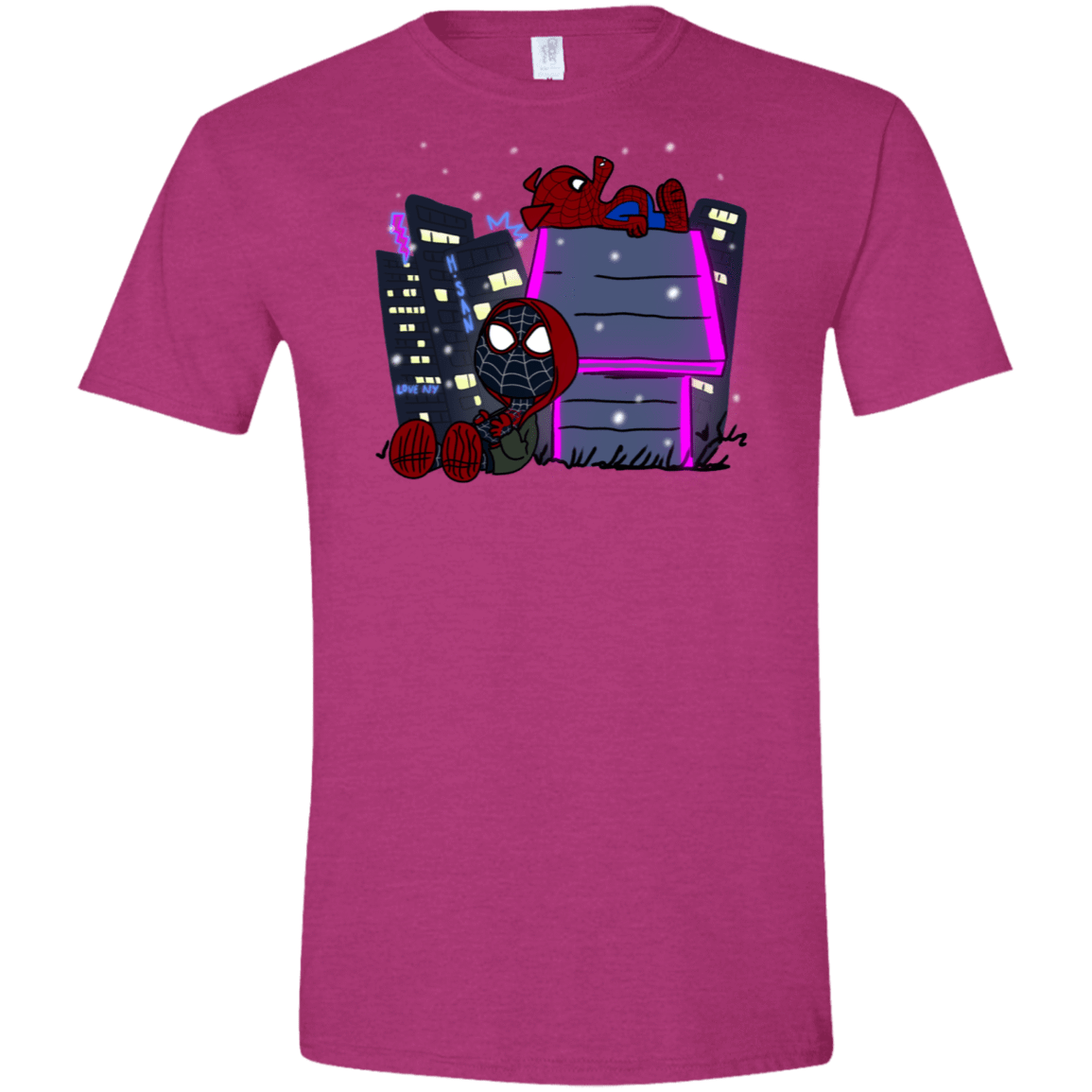 T-Shirts Antique Heliconia / S Miles and Porker Men's Semi-Fitted Softstyle