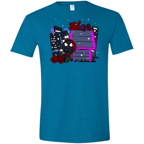 T-Shirts Antique Sapphire / S Miles and Porker Men's Semi-Fitted Softstyle