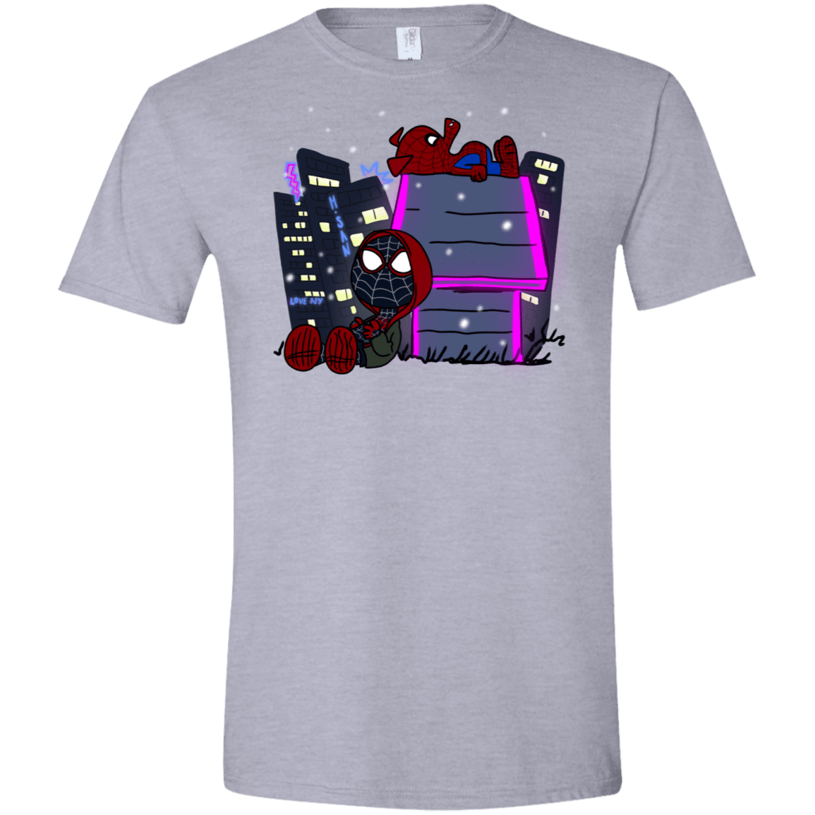 T-Shirts Sport Grey / X-Small Miles and Porker Men's Semi-Fitted Softstyle