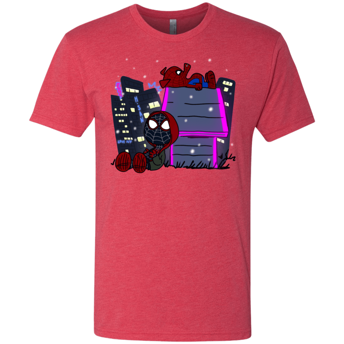 T-Shirts Vintage Red / S Miles and Porker Men's Triblend T-Shirt