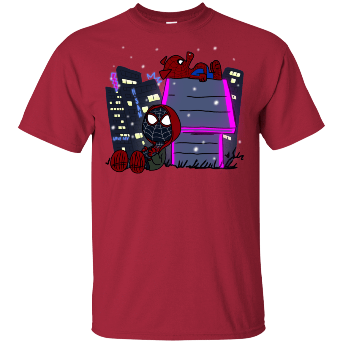T-Shirts Cardinal / S Miles and Porker T-Shirt