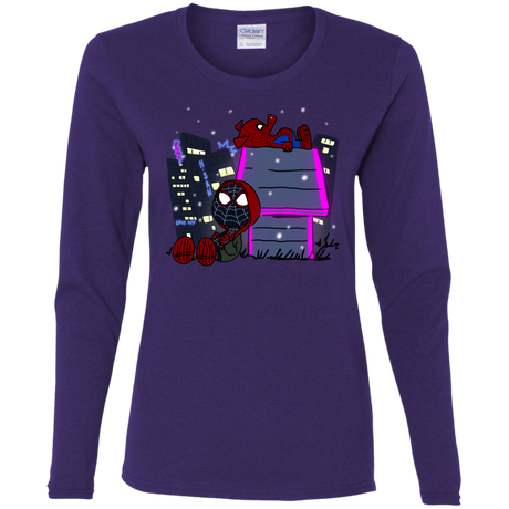 T-Shirts Purple / S Miles and Porker Women's Long Sleeve T-Shirt