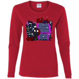 T-Shirts Red / S Miles and Porker Women's Long Sleeve T-Shirt