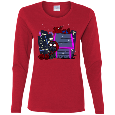 T-Shirts Red / S Miles and Porker Women's Long Sleeve T-Shirt