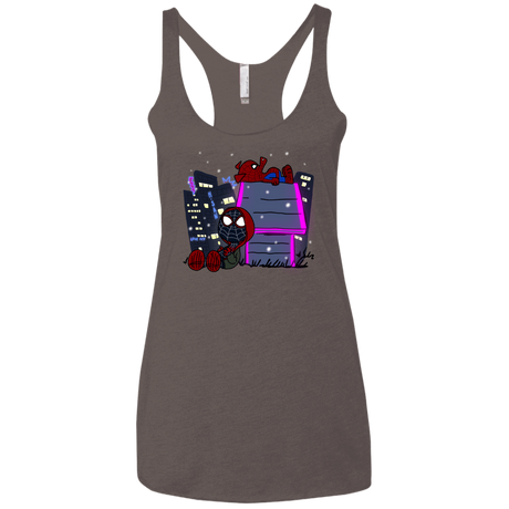 T-Shirts Macchiato / X-Small Miles and Porker Women's Triblend Racerback Tank