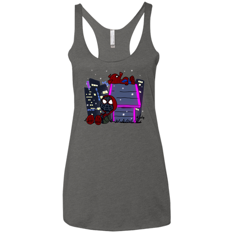 T-Shirts Premium Heather / X-Small Miles and Porker Women's Triblend Racerback Tank