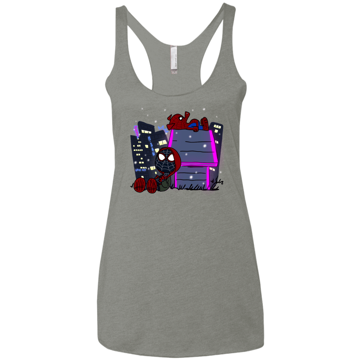 T-Shirts Venetian Grey / X-Small Miles and Porker Women's Triblend Racerback Tank