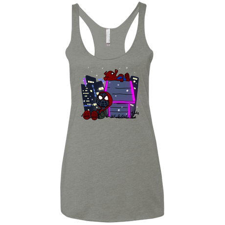 T-Shirts Venetian Grey / X-Small Miles and Porker Women's Triblend Racerback Tank