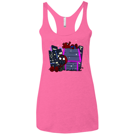 T-Shirts Vintage Pink / X-Small Miles and Porker Women's Triblend Racerback Tank