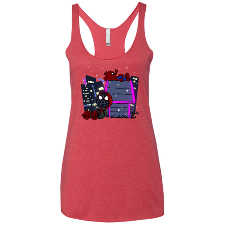 T-Shirts Vintage Red / X-Small Miles and Porker Women's Triblend Racerback Tank