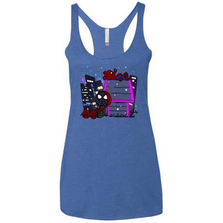 T-Shirts Vintage Royal / X-Small Miles and Porker Women's Triblend Racerback Tank