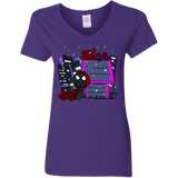 T-Shirts Purple / S Miles and Porker Women's V-Neck T-Shirt