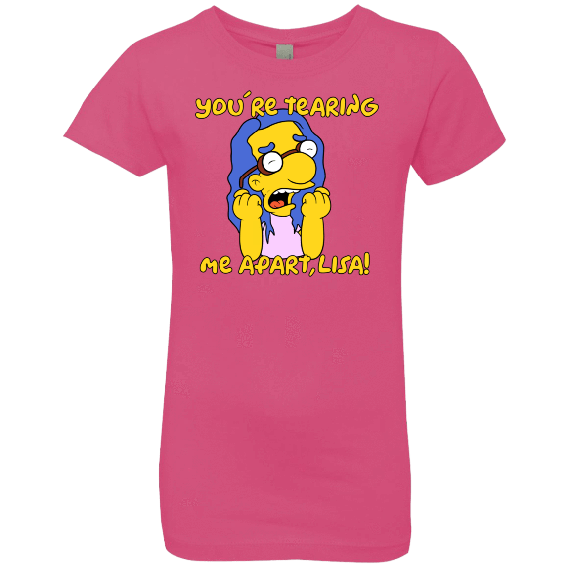 T-Shirts Hot Pink / YXS Milhouse Wiseau Girls Premium T-Shirt