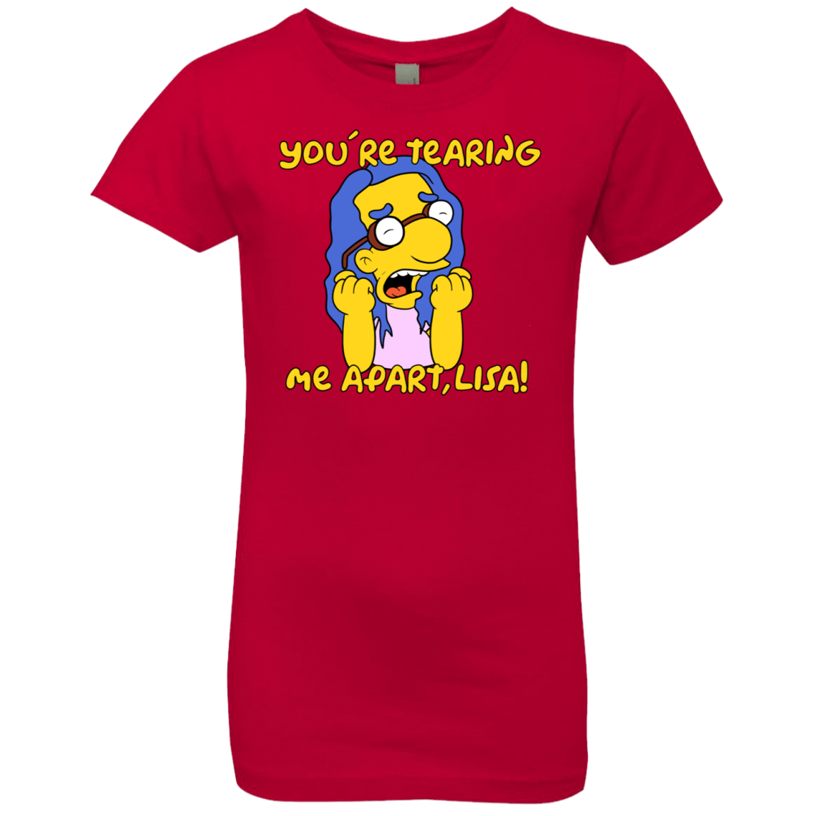 T-Shirts Red / YXS Milhouse Wiseau Girls Premium T-Shirt