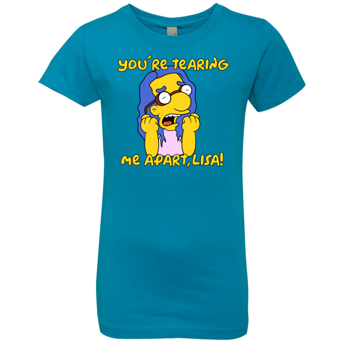 T-Shirts Turquoise / YXS Milhouse Wiseau Girls Premium T-Shirt