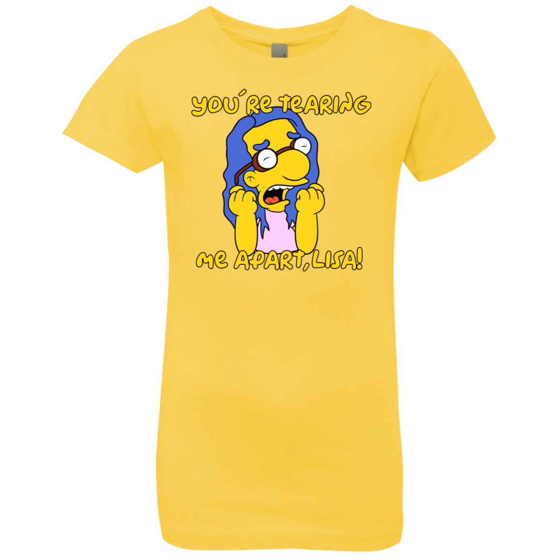 T-Shirts Vibrant Yellow / YXS Milhouse Wiseau Girls Premium T-Shirt