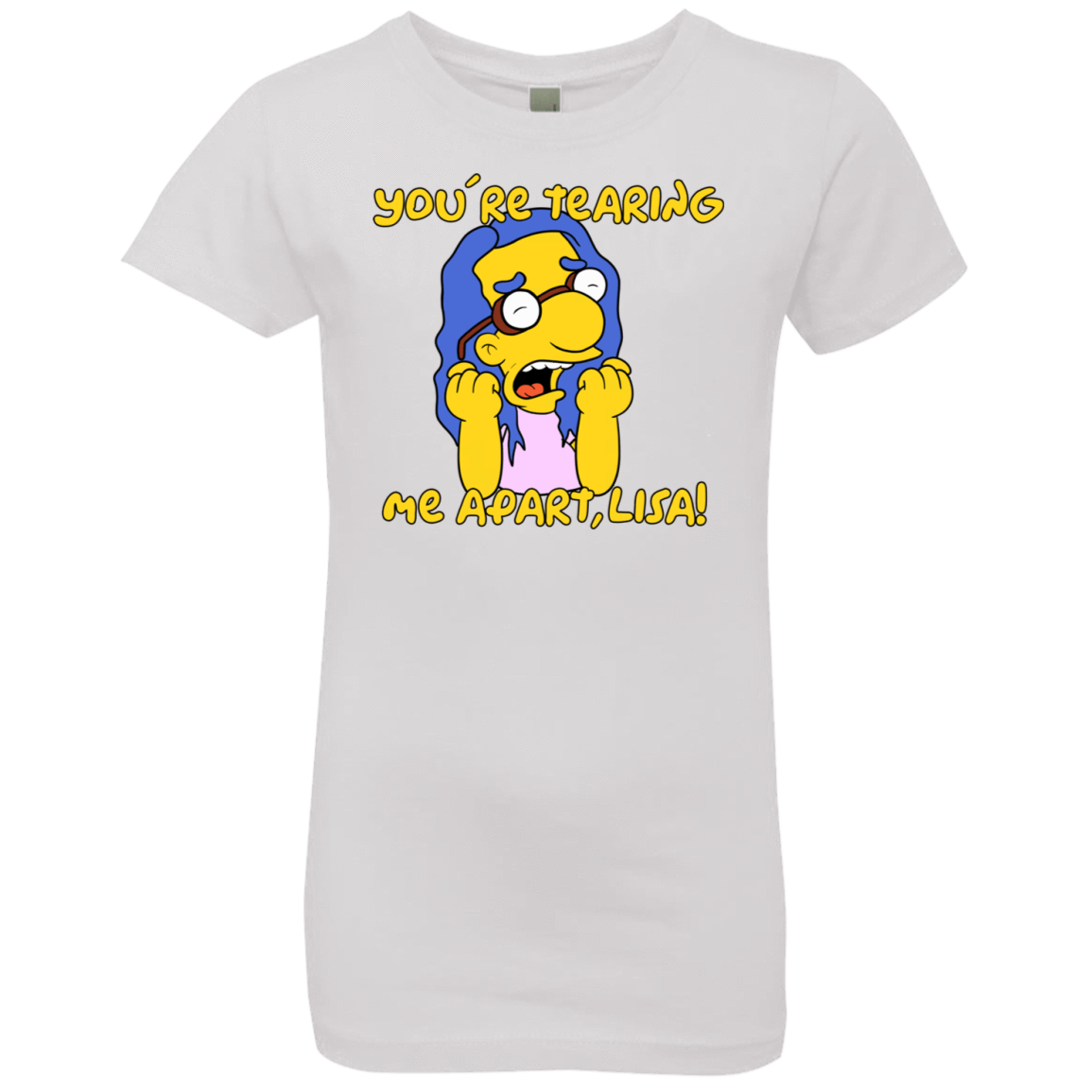 T-Shirts White / YXS Milhouse Wiseau Girls Premium T-Shirt