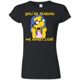 T-Shirts Black / S Milhouse Wiseau Junior Slimmer-Fit T-Shirt