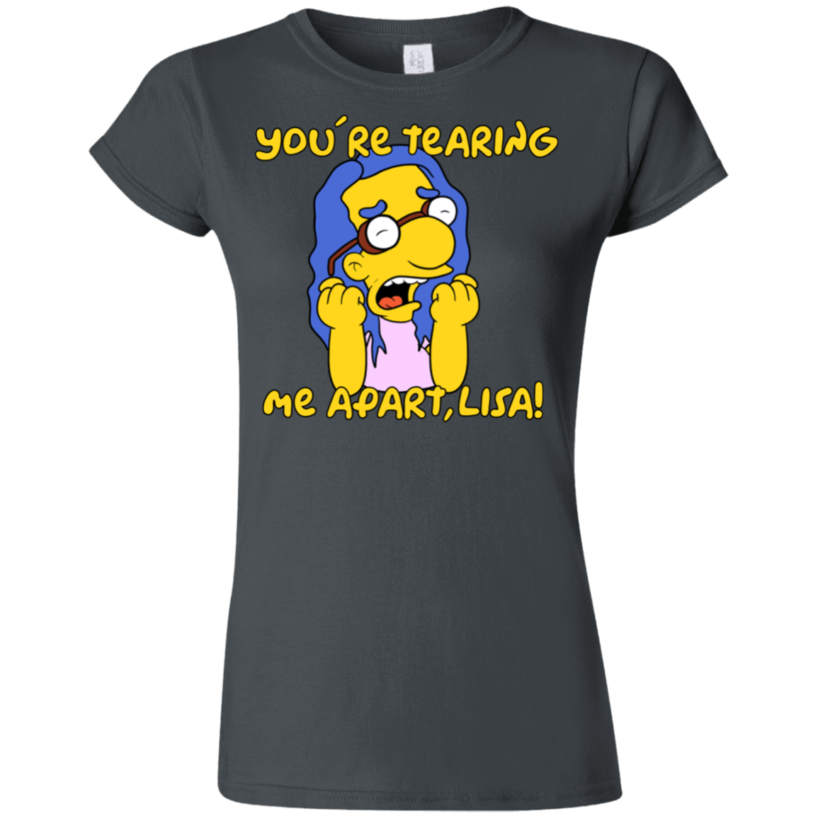 T-Shirts Charcoal / S Milhouse Wiseau Junior Slimmer-Fit T-Shirt