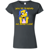 T-Shirts Charcoal / S Milhouse Wiseau Junior Slimmer-Fit T-Shirt