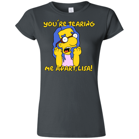 T-Shirts Charcoal / S Milhouse Wiseau Junior Slimmer-Fit T-Shirt