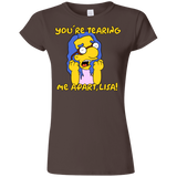 T-Shirts Dark Chocolate / S Milhouse Wiseau Junior Slimmer-Fit T-Shirt