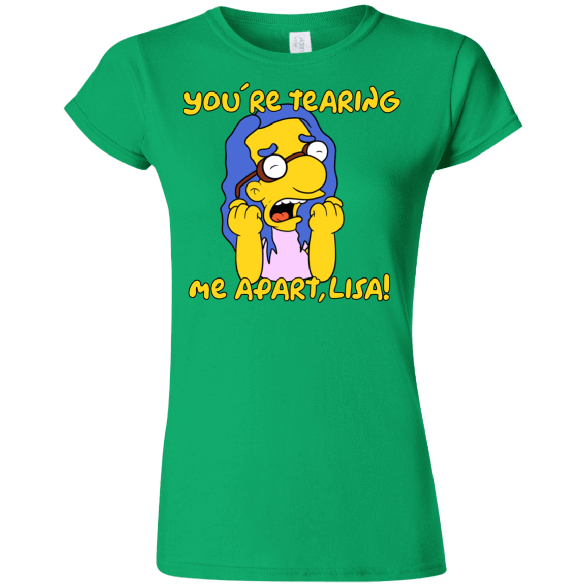 T-Shirts Irish Green / S Milhouse Wiseau Junior Slimmer-Fit T-Shirt