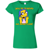 T-Shirts Irish Green / S Milhouse Wiseau Junior Slimmer-Fit T-Shirt