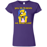 T-Shirts Purple / S Milhouse Wiseau Junior Slimmer-Fit T-Shirt