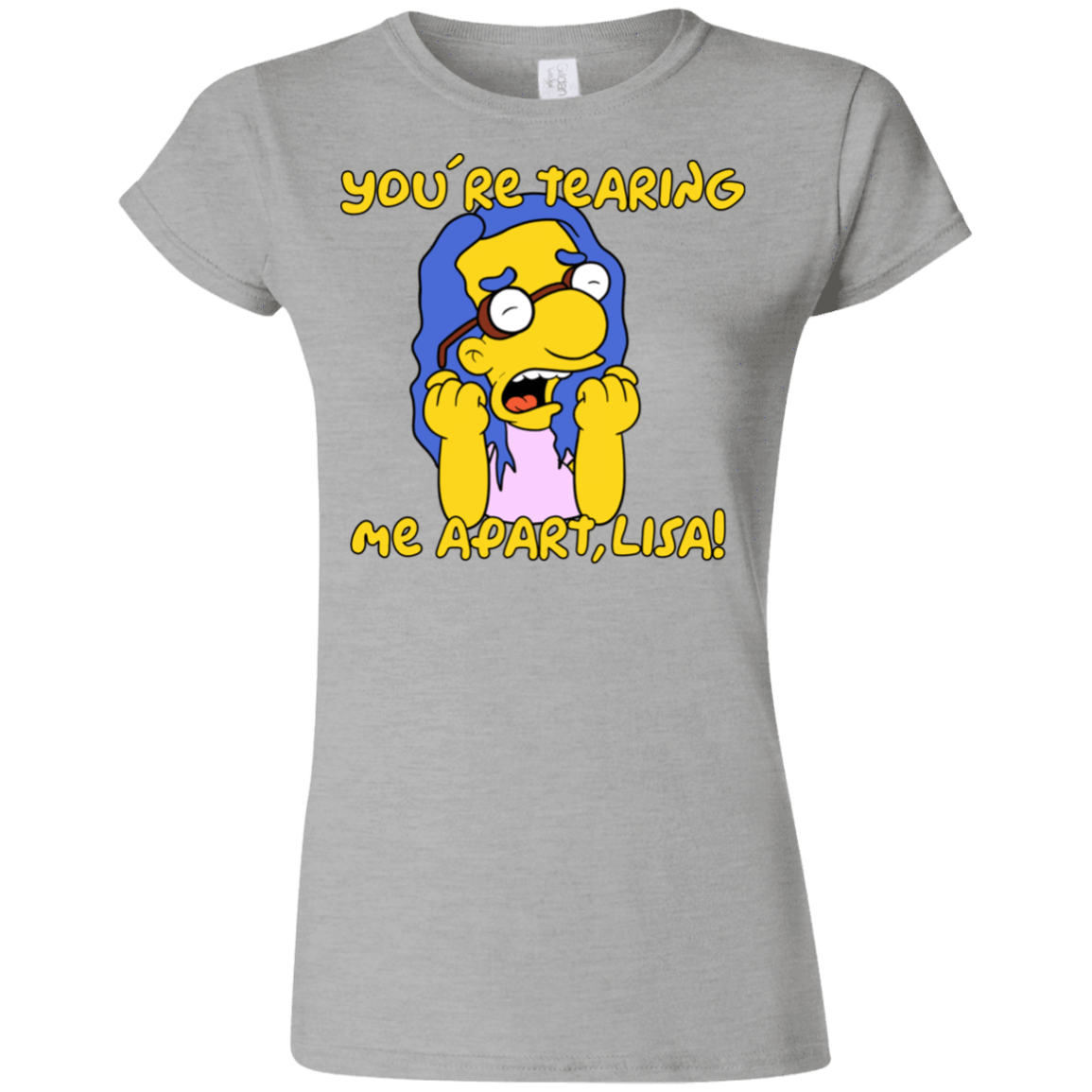 T-Shirts Sport Grey / S Milhouse Wiseau Junior Slimmer-Fit T-Shirt