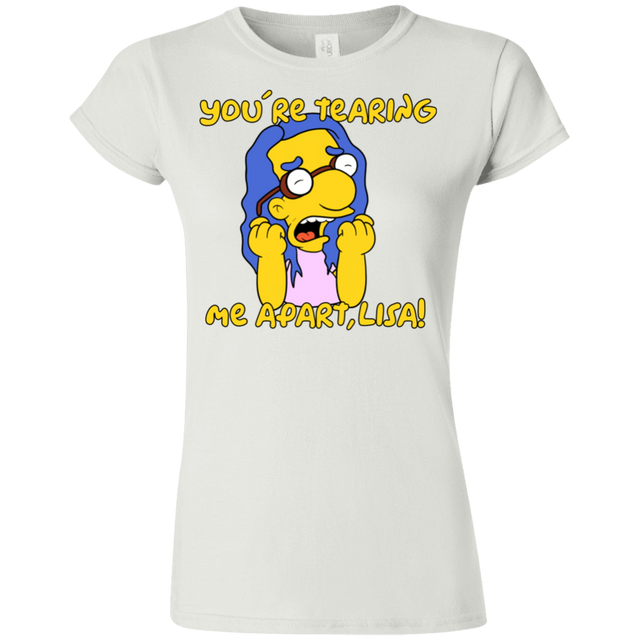 T-Shirts White / S Milhouse Wiseau Junior Slimmer-Fit T-Shirt