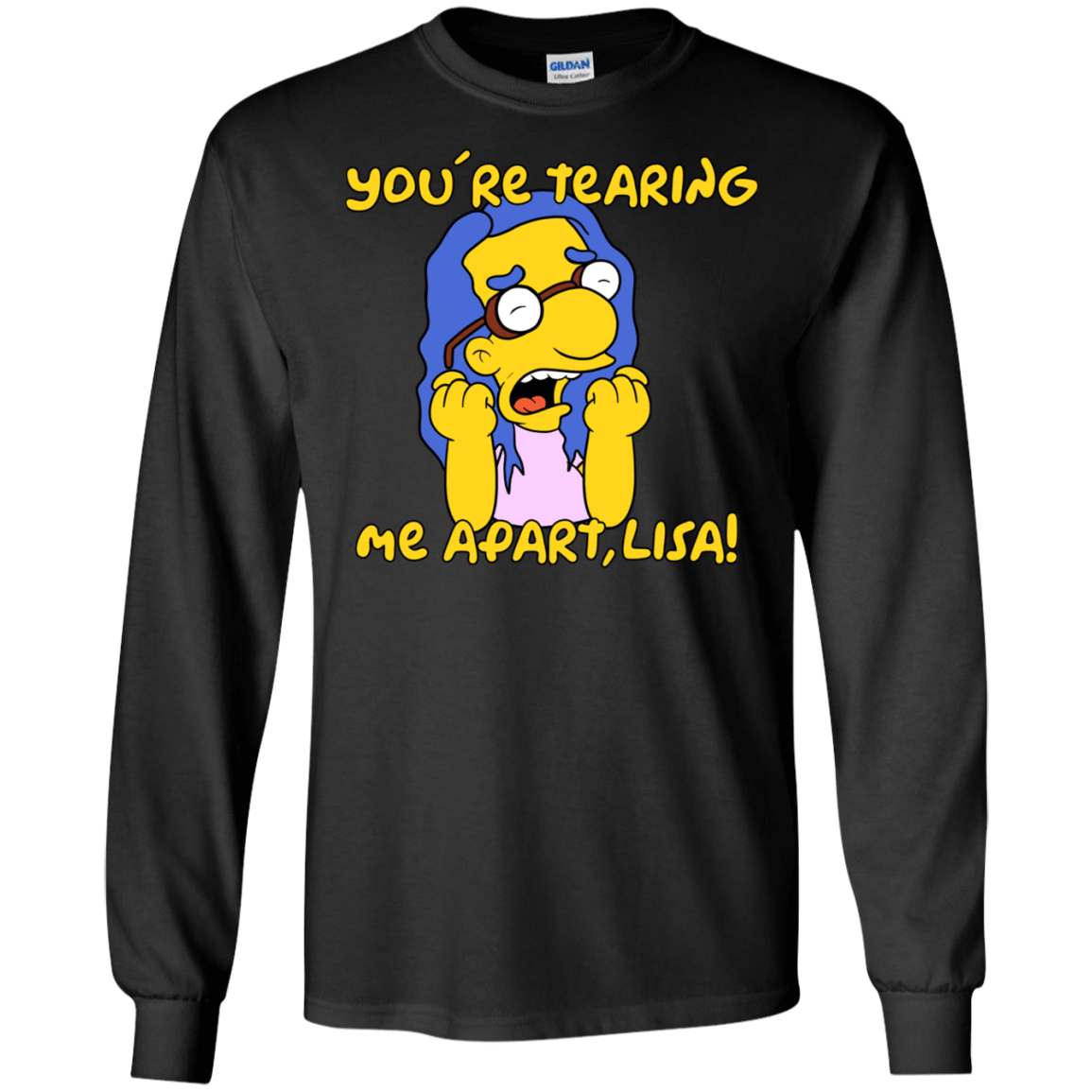 T-Shirts Black / S Milhouse Wiseau Men's Long Sleeve T-Shirt