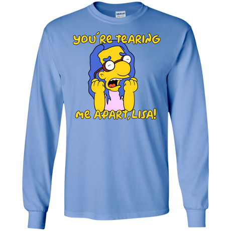 T-Shirts Carolina Blue / S Milhouse Wiseau Men's Long Sleeve T-Shirt