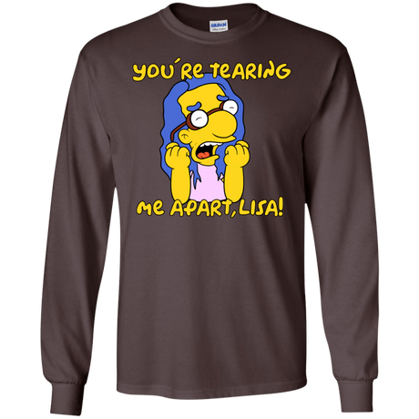 T-Shirts Dark Chocolate / S Milhouse Wiseau Men's Long Sleeve T-Shirt