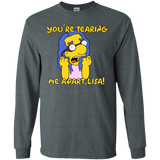 T-Shirts Dark Heather / S Milhouse Wiseau Men's Long Sleeve T-Shirt