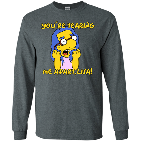 T-Shirts Dark Heather / S Milhouse Wiseau Men's Long Sleeve T-Shirt