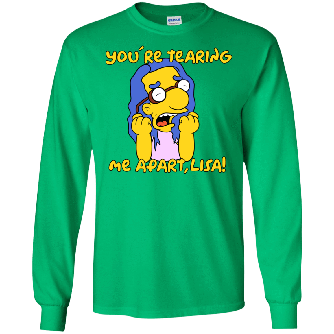 T-Shirts Irish Green / S Milhouse Wiseau Men's Long Sleeve T-Shirt