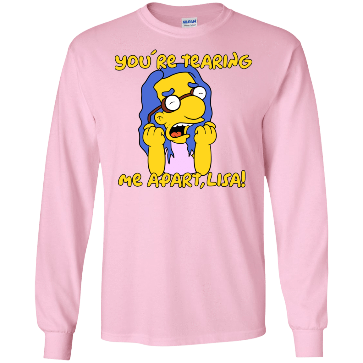 T-Shirts Light Pink / S Milhouse Wiseau Men's Long Sleeve T-Shirt