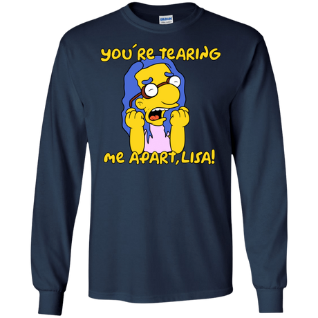 T-Shirts Navy / S Milhouse Wiseau Men's Long Sleeve T-Shirt