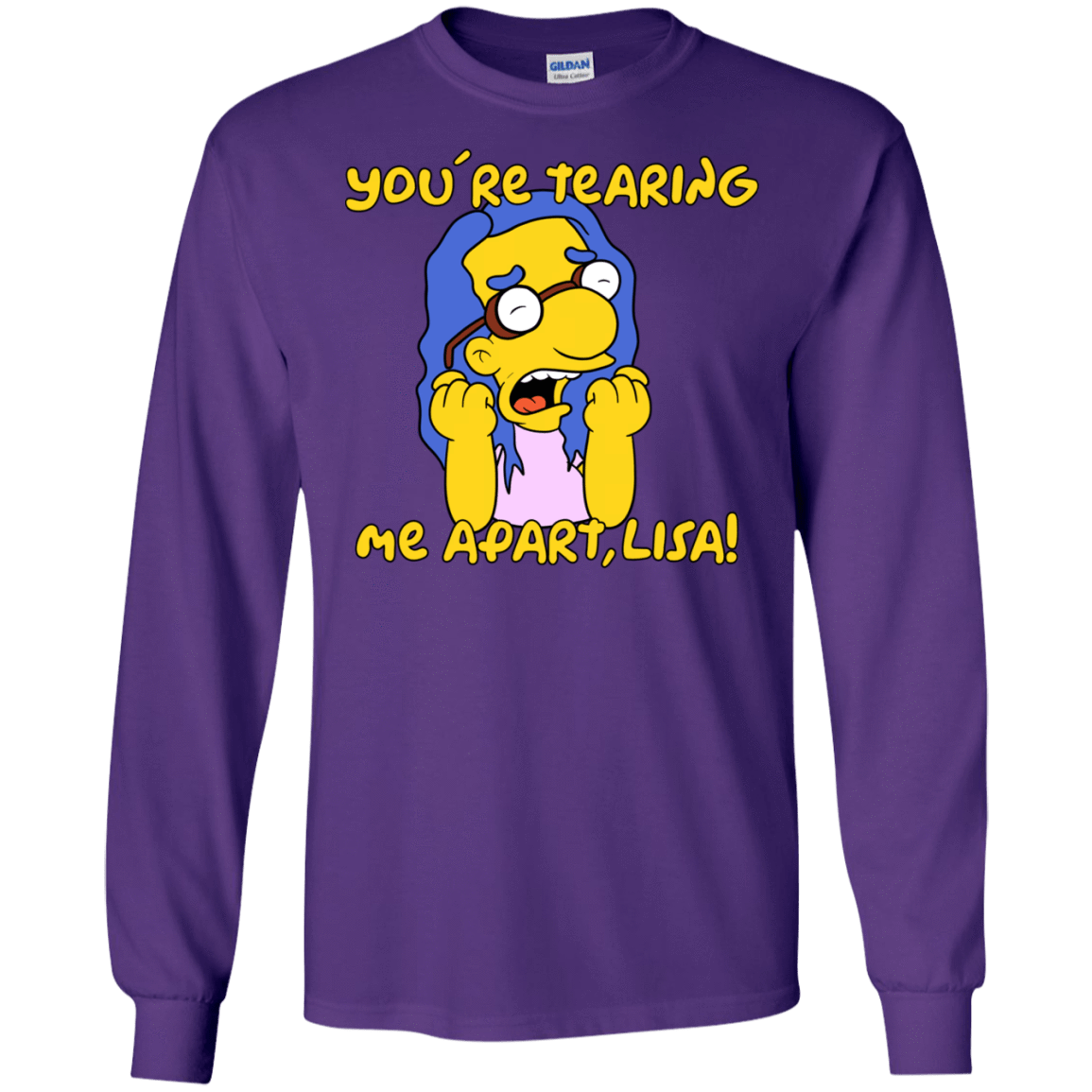 T-Shirts Purple / S Milhouse Wiseau Men's Long Sleeve T-Shirt